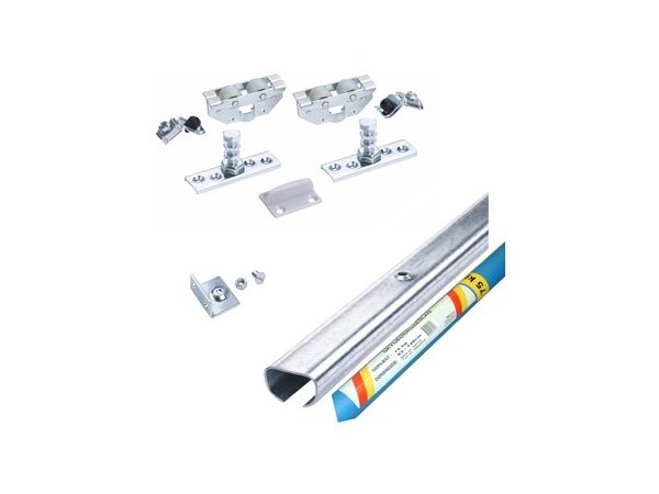 Svalk skydedørsskinne 200cm