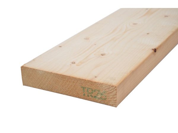 45x220mm høvlet spærtræ C24