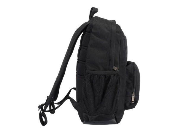 Carhartt Single Compartment rygsæk 23L i sort og vandafvisende materiale. Billedet viser hele produktet.