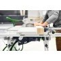 Festool rullebord ST 840 TKS 80 t/rundsav fungerer som ekstra udvidelse i venstre side af bordrundsaven