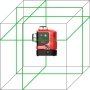 Leica Lino L6G 360° lasertwist 250, ual130 Li-ion. Billedet viser produktets funktion.