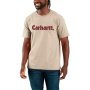 Carhartt Logo Graphic T-shirt. Billedet viser produktet på model.