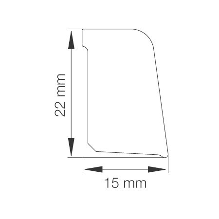 Primo skureliste 5065 hvid