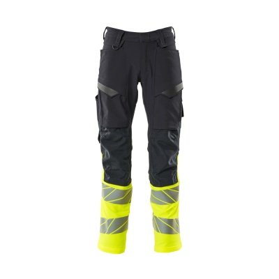 Mørk marine/gul