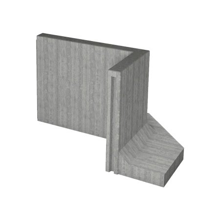 IBF Parkline Støttemur 40 40 x 80 x 45
