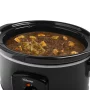 Tristar slowcooker. Nærbillede af produkt i brug