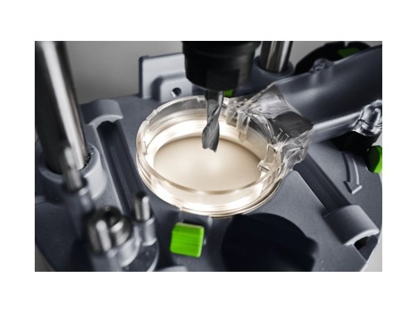 Festool udsugningskappe. Produkt vises oppefra