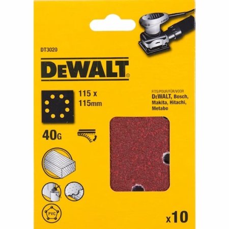 Dewalt multi-slibepapir (10 stk.)