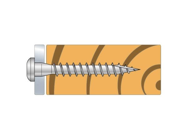 Simpson beslagskrue elfz.