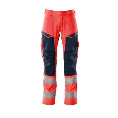 Rød/mørk marine