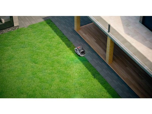 Sunseeker V3 robotplæneklipper. Produkt vises