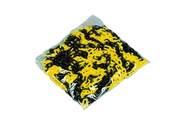 Sprehn plastkæde sort/gul