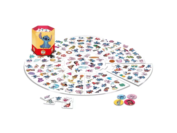 Vildkattten Stitch findespil. Produkt vises