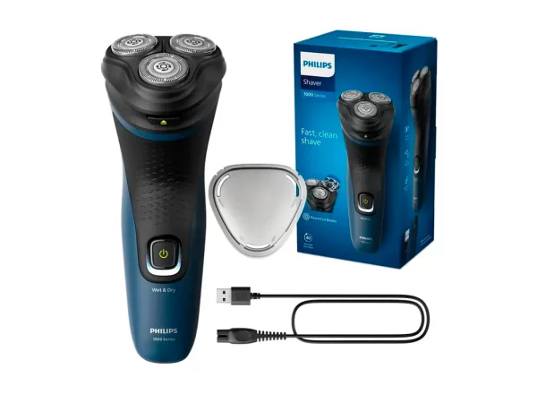 Philips barbermaskine Philips barbermaskine med indpakning, oplader og besktyttelsesdæksel