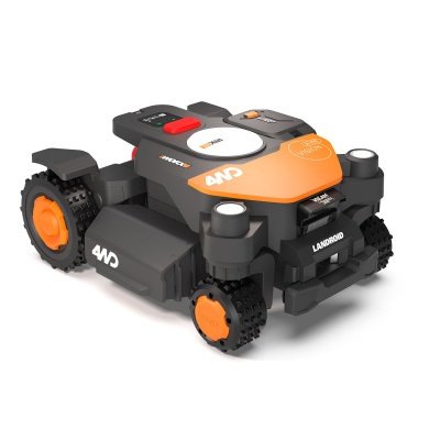Worx 4WD robotplæneklipper Worx 4WD robotplæneklipper. Produktet vises fra venstre side