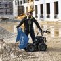 Scheppach minidumper DP3000. Miljøbilledet viser produktets funktion.