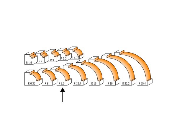 CMT afrundingsfræser