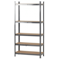 ProBuilder stålreol 175kg grå ProBuilder stålreol 175kg grå