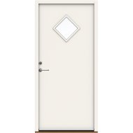 Swedoor facadedør P-900 hvid Swedoor facadedør P-900 hvid
