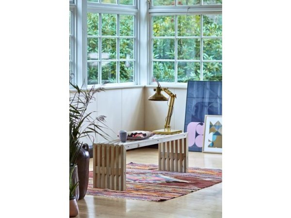 Plus rustik trallebænk