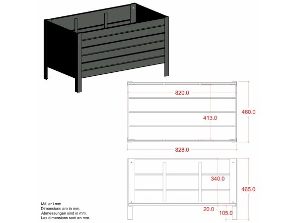Plus Classic plantekasse