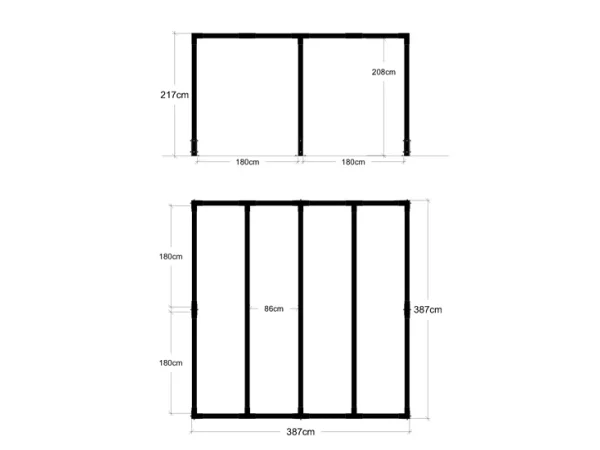 Plus Cubic Pergola