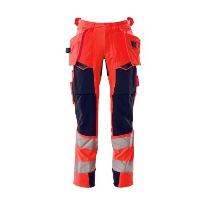 Rød/mørk marine