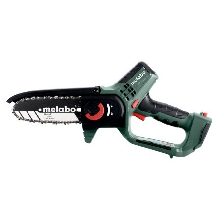 Metabo akku grensav MS 18 LTX 15 SOLO Metabo MS 18 LTX 15, akku-grensav, havearbejde, beskæring, træer, buske, haveværktøj.