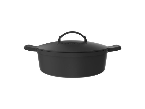 Nexgrill Protouch grydestøbejern, Dutch Pro-oven. Billedet viser produktet oppe fra.