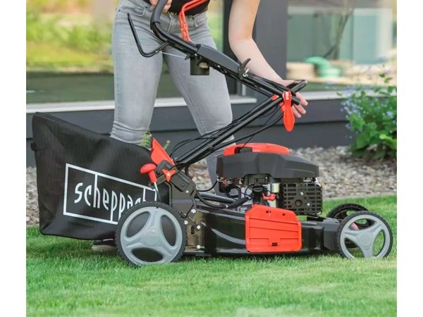 Scheppach plæneklipper Scheppach plæneklipper m/ 7-trins klippehøjdejustering