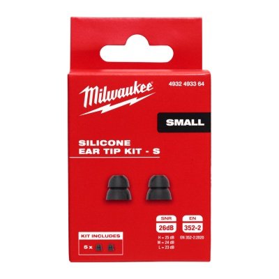 Milwaukee silikoneørepropper, produkt i æske