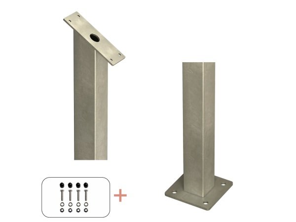 Plus stålstolpe m/fod