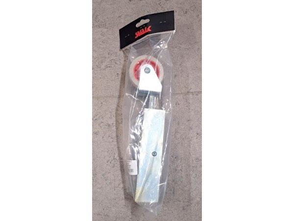 Svalk støttehjul fjederbelast.