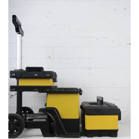 Stanley værkstedsvogn gul/sort