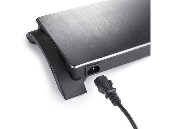 Princess varmeplade Princess varmeplade trådløs, 20x40 cm. Billedet viser produktet fra en skrå vinkel.