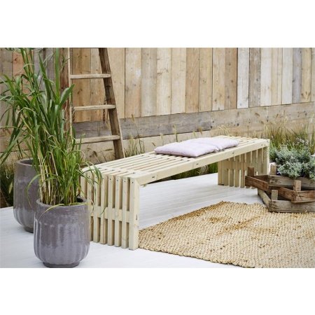 Plus rustik trallebænk design