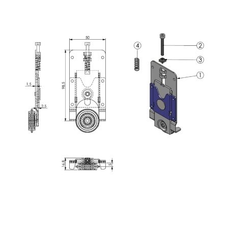 Svalk KG50 bundrulle