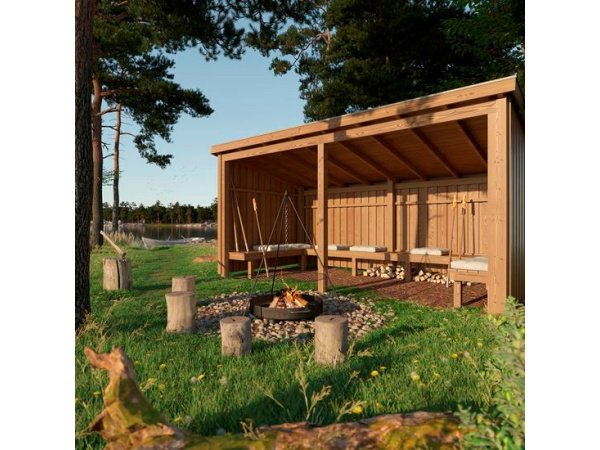 Plus Nordic Bålhytte 9,5 m2