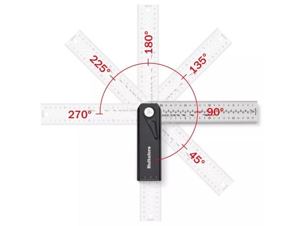 Hultafors quattro smigvinkel QBS 25 cm. Billedet viser produktet helt åbent