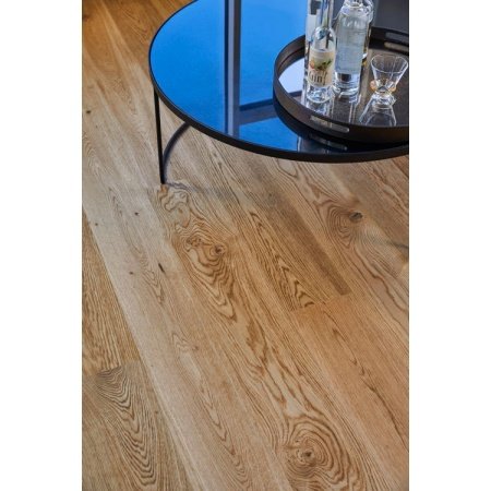 Timberman Slotsplank Eg Accent Timberman Slotsplank Eg Accent 13x190x1820 mm natur. Billedet viser produktet med hvid baggrund.