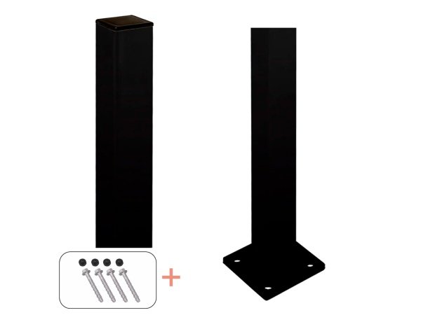 Plus stålstolpe m/fod