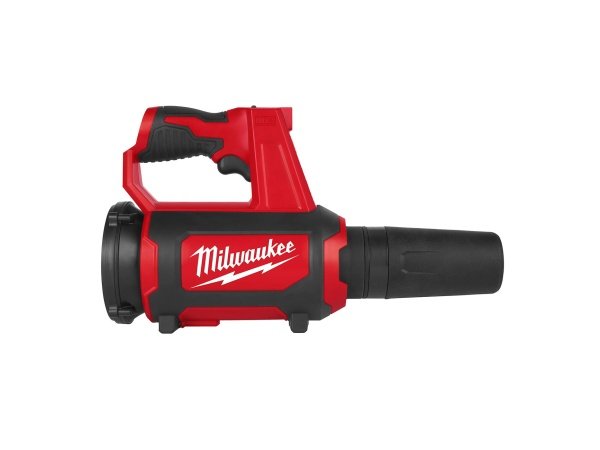 Milwaukee spånblæser Milwaukee spånblæser M12 BBL-0. Billedet viser produktet fra siden.