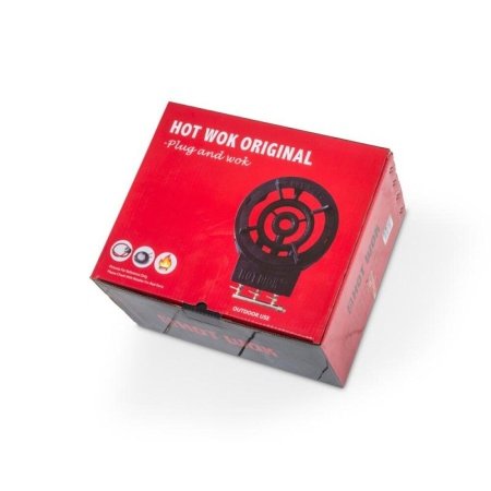 Hot Wok Original gasblus Hot Wok Original gasblus inkl. regulator/wok/slange. Billedet viser produkt med hvid baggrund.