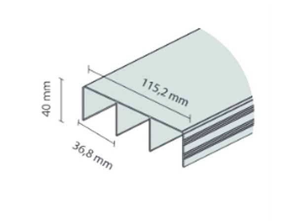 Svalk KG50 topskinne