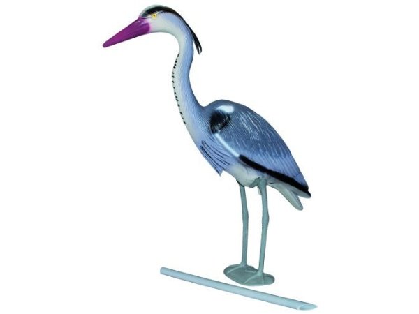 Ryom skræmmer fiskehejre