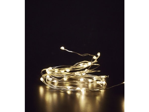 Dacore lyskæde 40 LED lys t/batteri 150402