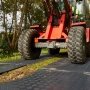 Letbek køreplade3000 x 1150 mm, m/4 håndtag 102575. Miljøbilledet viser produktet i brug.
