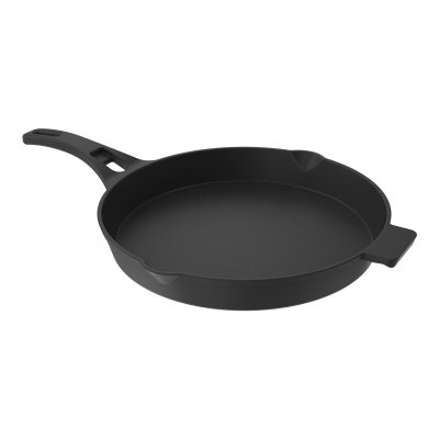 Nexgrill Protouch stegepande i støbejern. Billedet viser produktet fra siden.