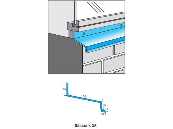 Icopal alusålbænk 60mm 3A