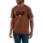 Carhartt Script Graphic t-shirt i Red Duck Heather